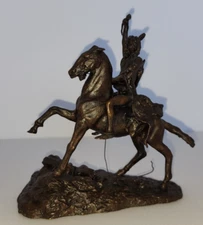 FREDERICK REMINGTON "THE SCALP " by Franklin Mint 7"x7".