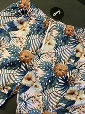 NWT Franks Australia MAUI PINK Tropical Jungle Swim Trunks Board Shorts XL Suit