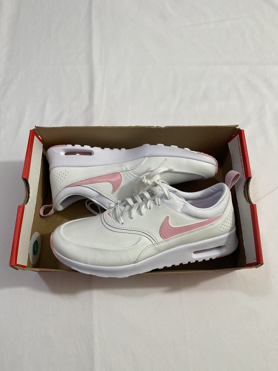 New Women’s Size 10 White Pink Nike Air Max Thea PRM Running Shoes FJ4576  100