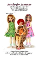 KW14029 Ready for Summer pattern for Kaye Wiggs Mini and similars size dolls