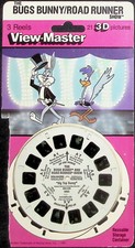 The Bugs Bunny Road Runner Show 3d View-Master 3 Reel Packet - Full Color