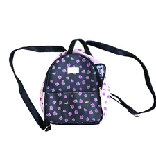 Juicy Couture Mini Backpack Blooms Floral Black Purple Pink Rose