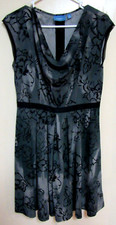 SP24 SIMPLY VERA WANG WOMENS KNIT PULLOVER DRESS SLEEVELESS SZ M