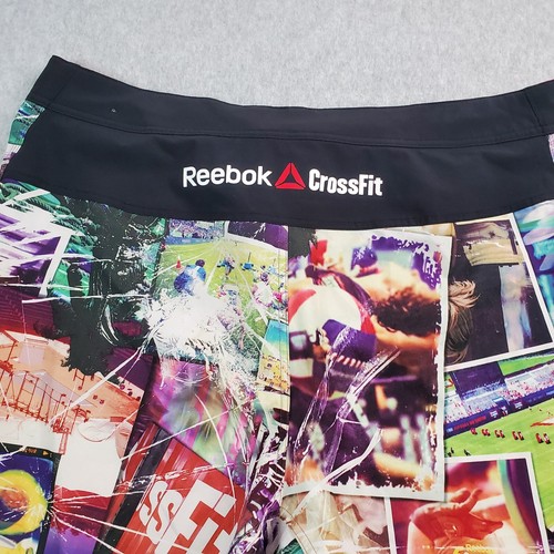 Reebok Crossfit Mens Graphic Trunks Lightweight Board Shorts Size 37 Inseam 10" - Picture 14 of 15