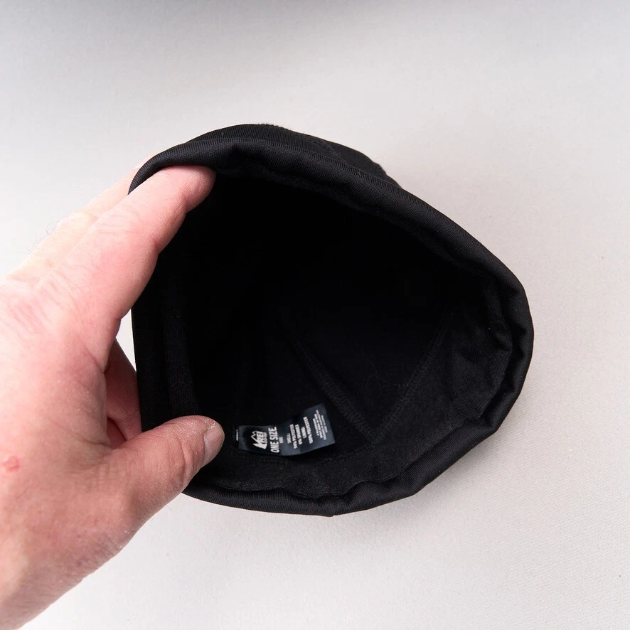 REI Co-Op Beanie Kids Black Stretch Microfiber Skull Cap OSFA - Image 4 of 4