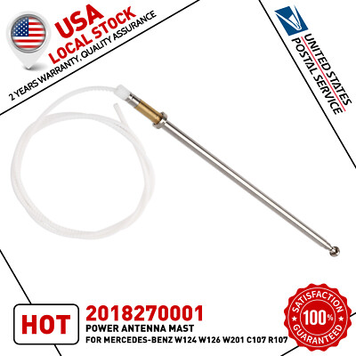 Antena Eléctrica Automática Para Mercedes R129 SL | Car-masts-uk | Cromo Telescópico
