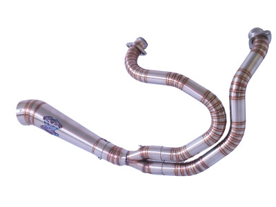 2-Into-1 Stainless Steel Exhaust for Harley Dyna Switchback