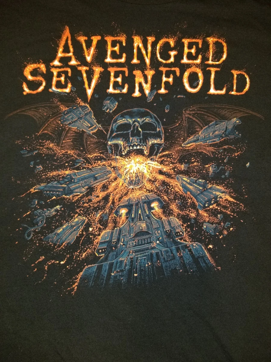 Avenged Sevenfold T Shirt Men s Band Shirt Size XXL 100 Cotton eBay