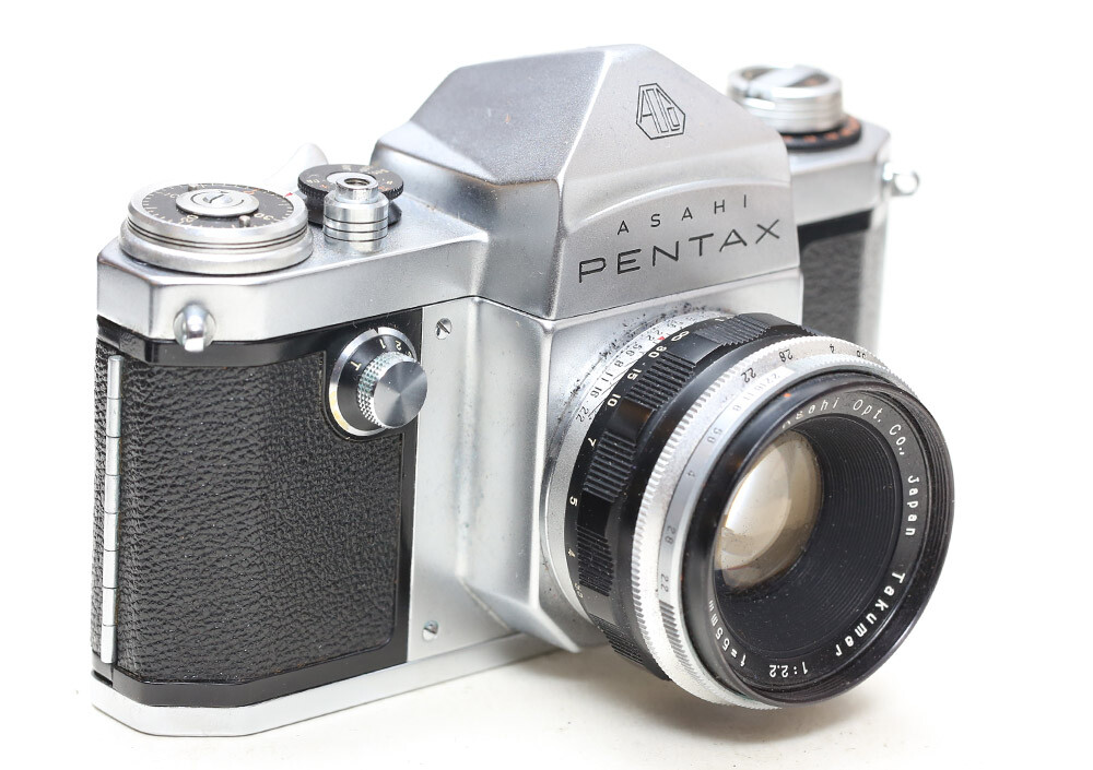 Asahi Pentax 35mm film SLR with Takumar 55 f/2.2 lens | eBay