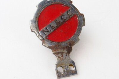 alte Auto Plakette - N.L.E.C.C.  - vintage car badge