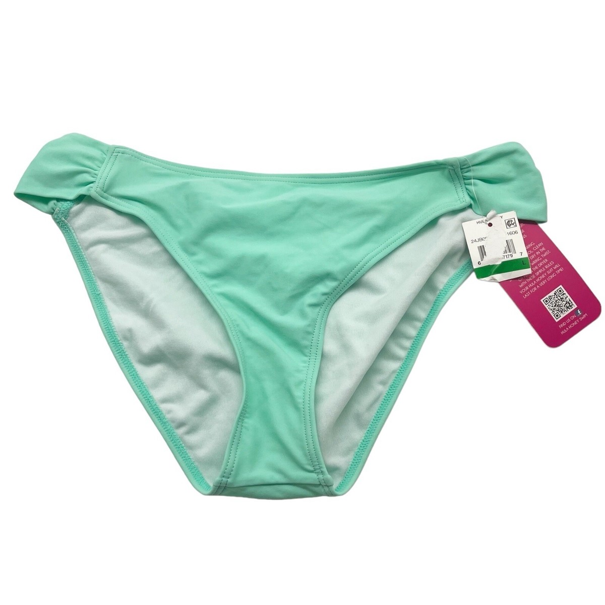 Hula Honey Mint Green Bikini Bottom Women's Size Large NEW