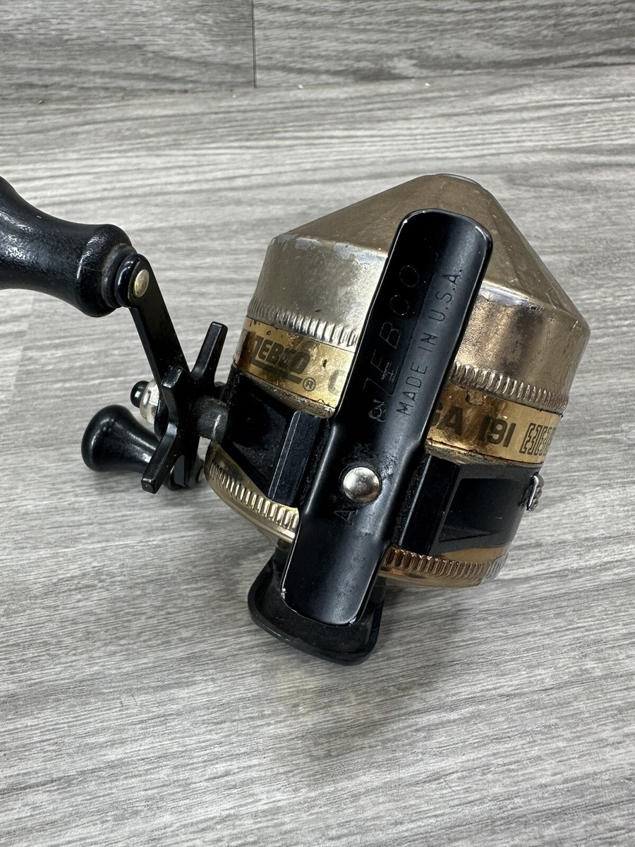 Vintage Zebco Omega 191 Ball Bearing Spin Cast Reel Made In USA Vintage Zebco Omega 191 Ball Bearing Spin Cast Reel Made In USA