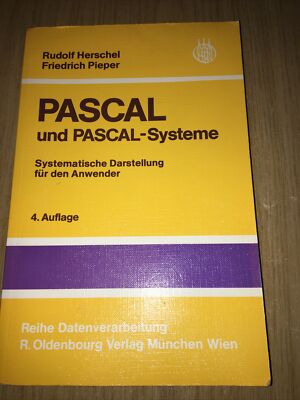 Pascal Und Pascal -systeme Friedrich Pieper