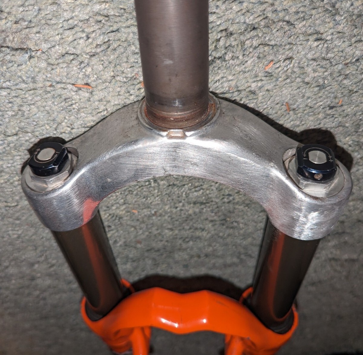 VINTAGE 2002 MARZOCCHI BOMBER DIRT JUMPER 130 MM SINGLE CROWN 26