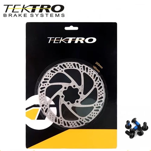 TEKTRO Bike Rotor 160/180/203 Mountain Bicycle Hydraulic MTB Disc Brake 6 Bolt - Picture 1 of 12