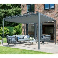 Pandora Leaf Roof Gazebo - 2 Sizes, Aluminium, by Norfolk Leisure, Beautiful!