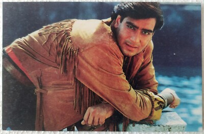 Ajay Devgan Bollywood Schauspieler seltene alte Original Postkarte Postkarte