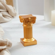 Kit de decoración de construcción de columnas romanas Victoria miniaturas para casa de muñecas escala 1/6 de 2 piezas