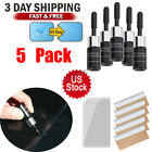 5 Pack Auto Glass Nano Repair Fluid Car Windshield Resin Crack Tool Kit Us