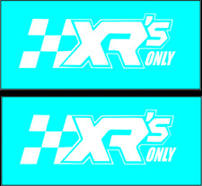XR's ONLY Seat Stencils x 2