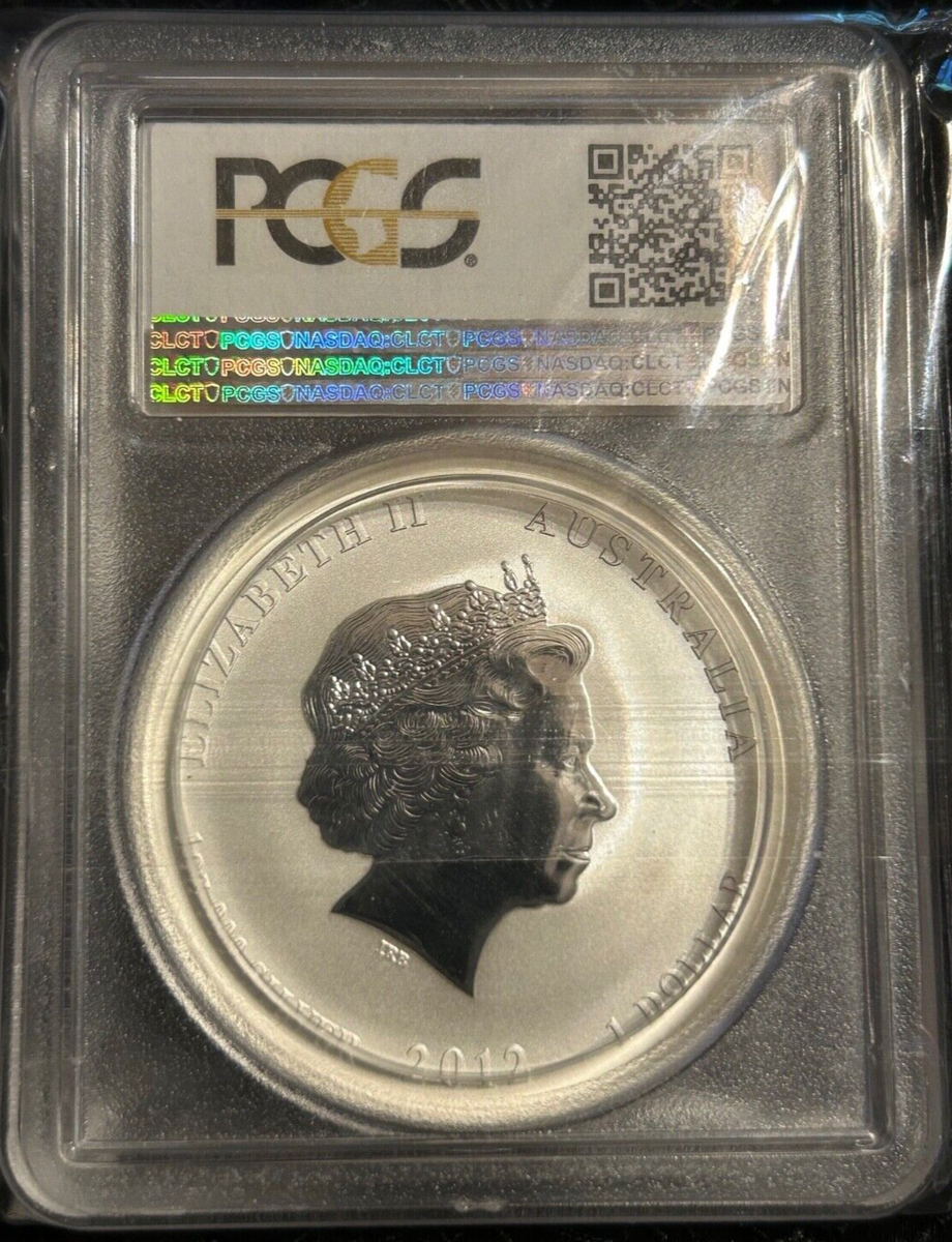 PCGS MS69 2012-P $1 AUSTRALIA DRAGON 1 oz SILVER **** | eBay