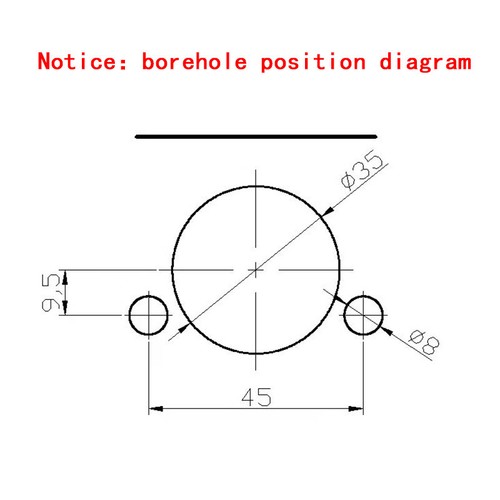 Taladro combinado modelo 45-9,5 para máquina neumática de inserción de perforación de bisagras 1 PSC - Imagen 6 de 6