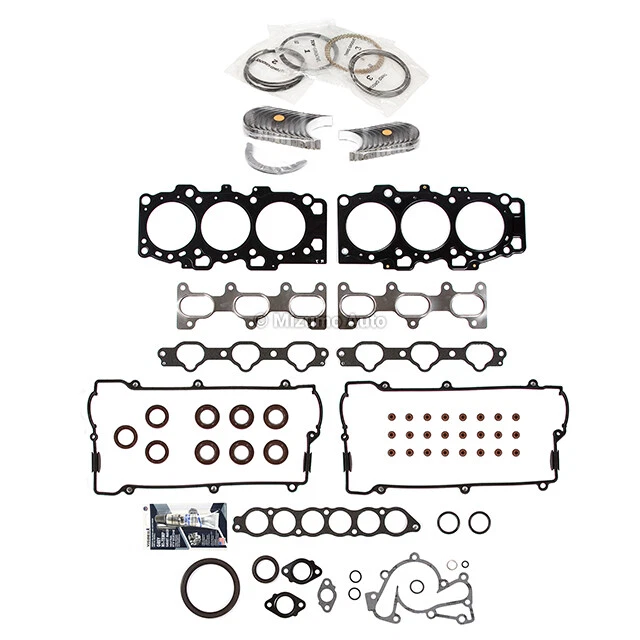 Full Gasket Set Bearings Rings Fit 01-06 Hyundai Sonata Tiburon Kia Optima 2.7 - Image 2 of 4