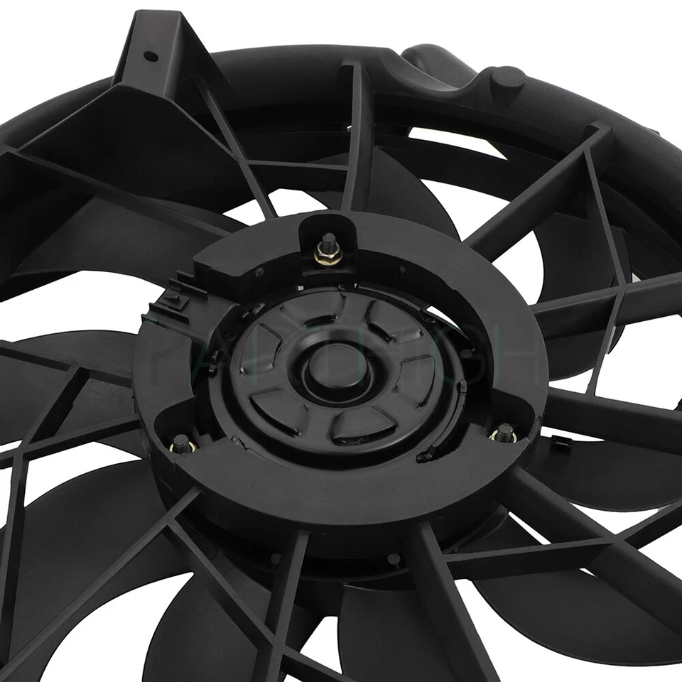 Radiator Condenser Cooling Fan Assembly For 2005-2007 Chevrolet Silverado 1500 Foto 3 de 4