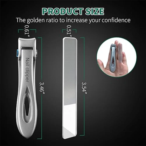 Stainless Professional Extra Large Toe Nail Clippers For Thick Nails Heavy Duty - Bild 5 von 9