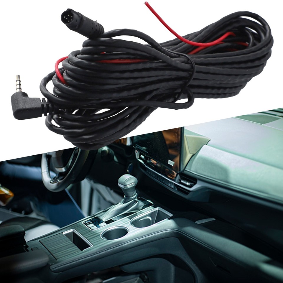 Car camera rear view camera AV cable 5 pin 9 5m for dash cam extension