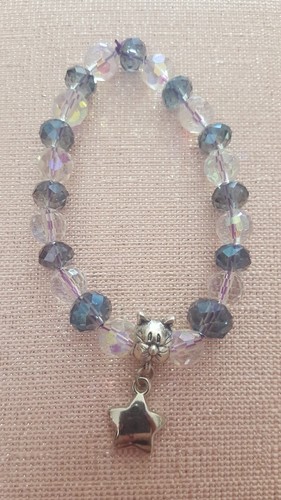Bijoux - Bracciale Gatto Portafortuna - Handmade con cristalli swarovski - Foto 2 di 3