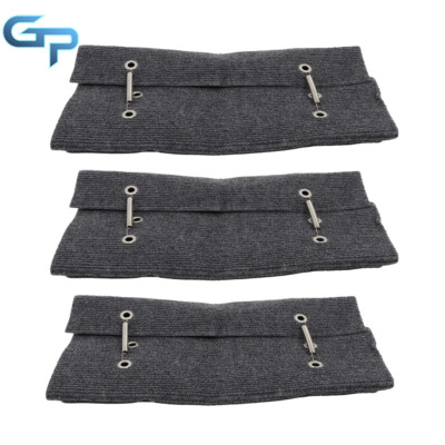 RV Step Covers Gray Wrap Around Camper RV Step Rug Carpet 3 Pcs