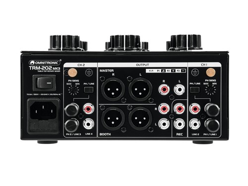 Mélangeur rotatif 2 canaux soldes OMNITRONIC TRM-202MK3