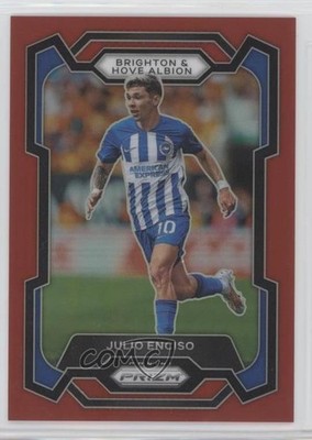 2023-24 Panini Prizm Premier League Red Prizm 119/199 Julio Enciso #93 0st9