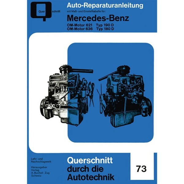 Mercedes-Benz 180/190/D W120/W201 (1953-1993) Werkstatthandbuch Bucheli Verlag-image