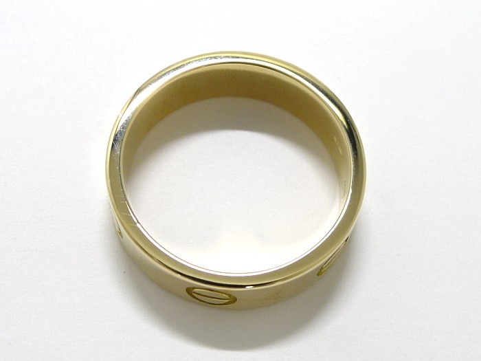 Cartier 750 YG K18YG yellow gold #58 love ring approx 8.2g