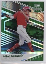 2020 Panini Elite Extra Edition Aspirations Green /499 Milan Tolentino #131 0xa