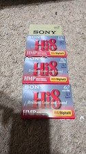 3 x Sony Hi8/Digital 8 HMP, 60min VIDEO Hi8-30 min Digital 8, BRAND NEW -Sealed