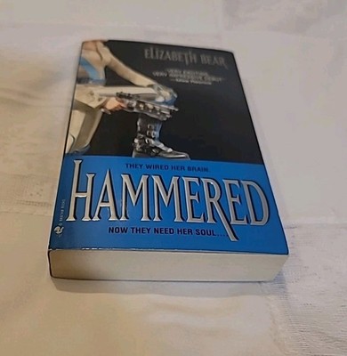 Hammered Jenny Casey Series by Elizabeth Bear 2004 Sci Fi PB Signed By Author