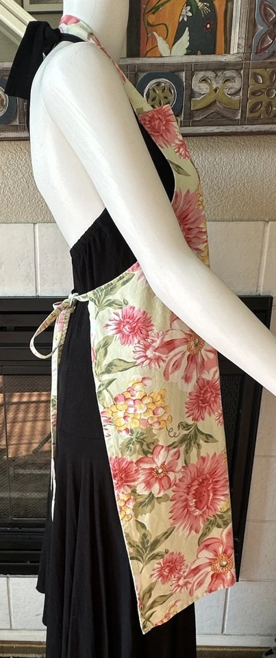 April Cornell Floral Cotton Style Full Size Apron - Image 3 of 4