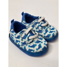 SPERRY Top Sider Infant size 1M shoes Shark print Baby Crib shoes