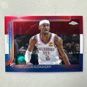 2025-2026 Topps Chrome Basketball Red White Blue Inserts (COMPLETE YOUR SET)