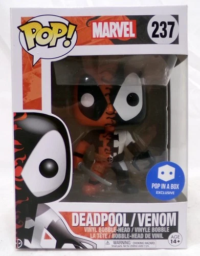 Funko Pop! 237 Deadpool / Venom Pop in a Box Exclusive Marvel Vinyl Figure