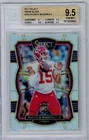 2017 Select PATRICK MAHOMES RC #103 Silver Prizm Premier CHIEFS BGS 9.5 GEM N529