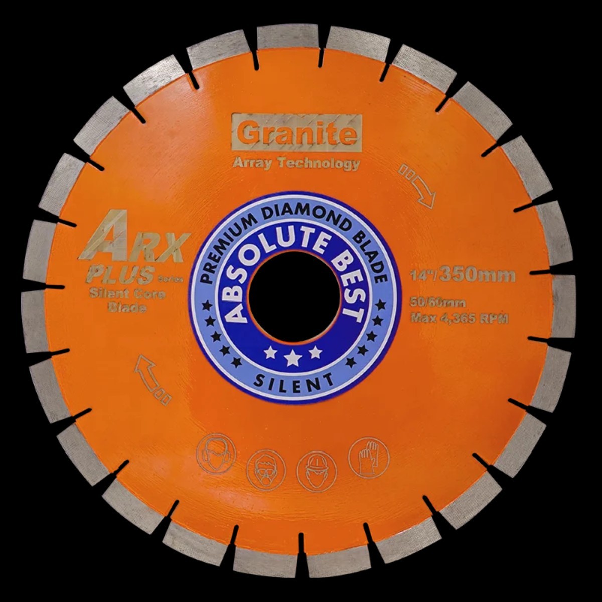 Arxe Granite Silent Core Diamond Cutting Blade 14" 350mm, ar