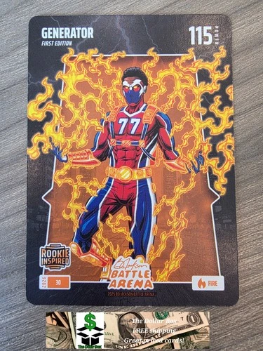 2026 Bo Jackson Battle Arena Generatoe VJ Edgecombe RC FIRE Card 30