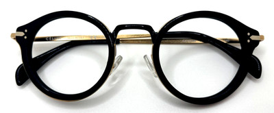 CELINE CL41380 ANW ROUND UNISEX FULL RIM AUTHENTIC EYEGLASSES FRAMES 46-22-140