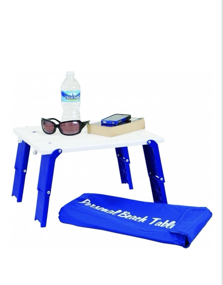 Rio个人便携式沙滩桌带手提袋野营和海滩 — 第 2/2 张图片