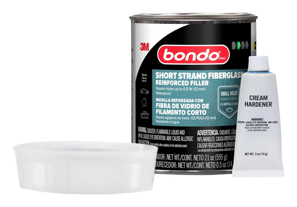 3M Bondo Short Strand Fiberglass Reinforced Filler 21 Oz (595.34 G) Wi
