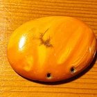 NATURAL OLD ANTIQUE BALTIC AMBER stone 7.1 gr
